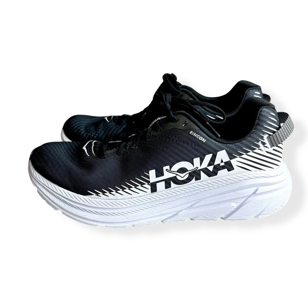 Hoka One One W Rincon 2 Women's Running Shoes Black/White (1110515) Size 11 - Picture 6 of 15